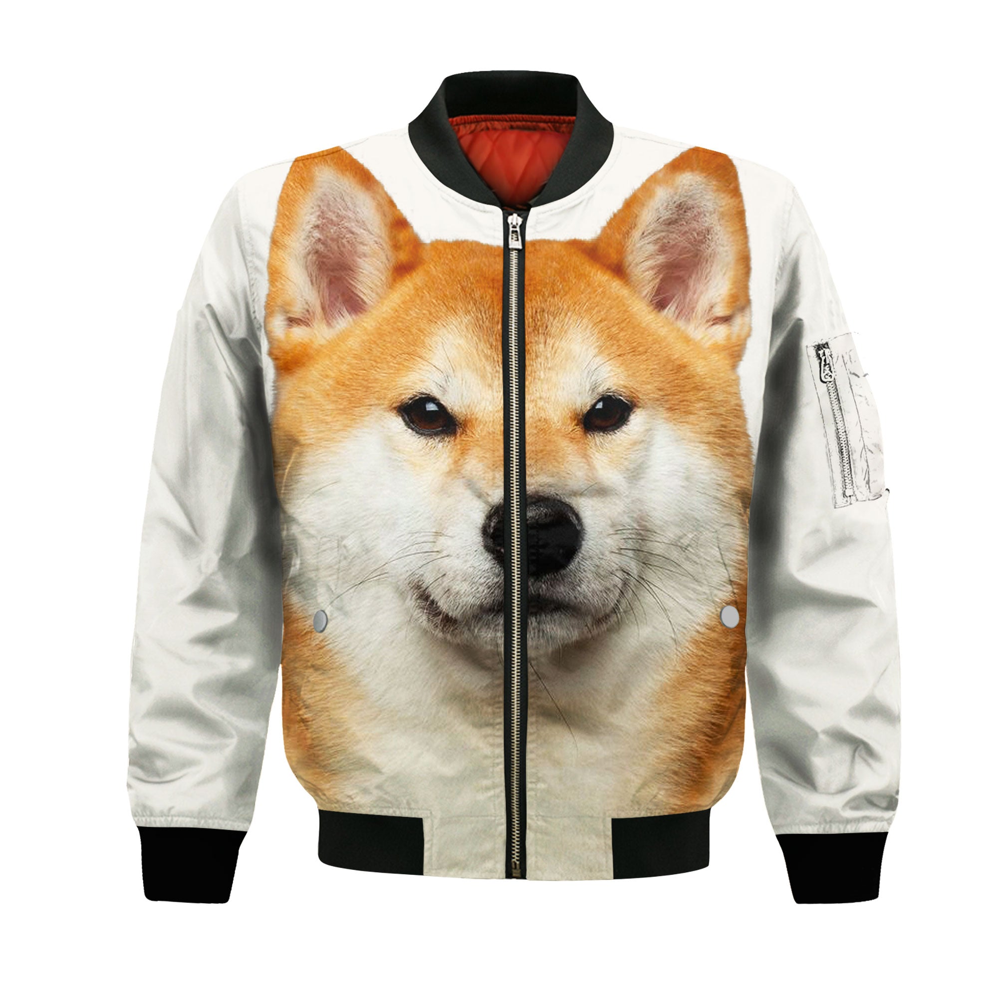 Shiba Inu - Unisex 3D Graphic Bomber Jacket