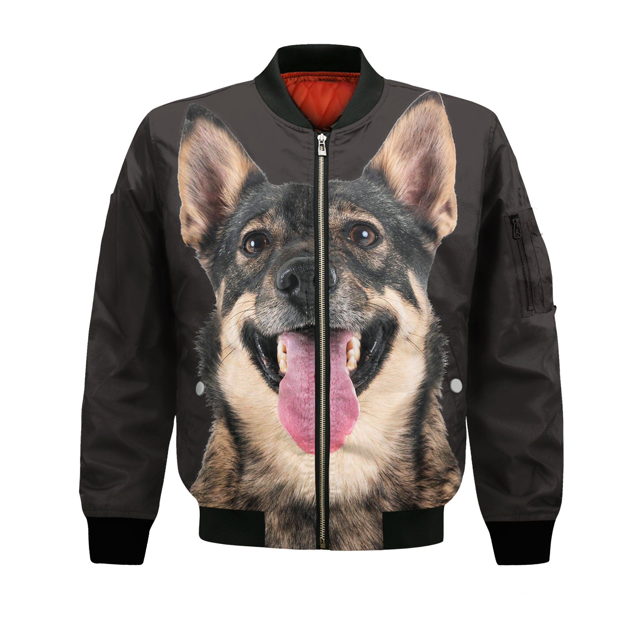 Swedish Vallhund - Unisex 3D Graphic Bomber Jacket