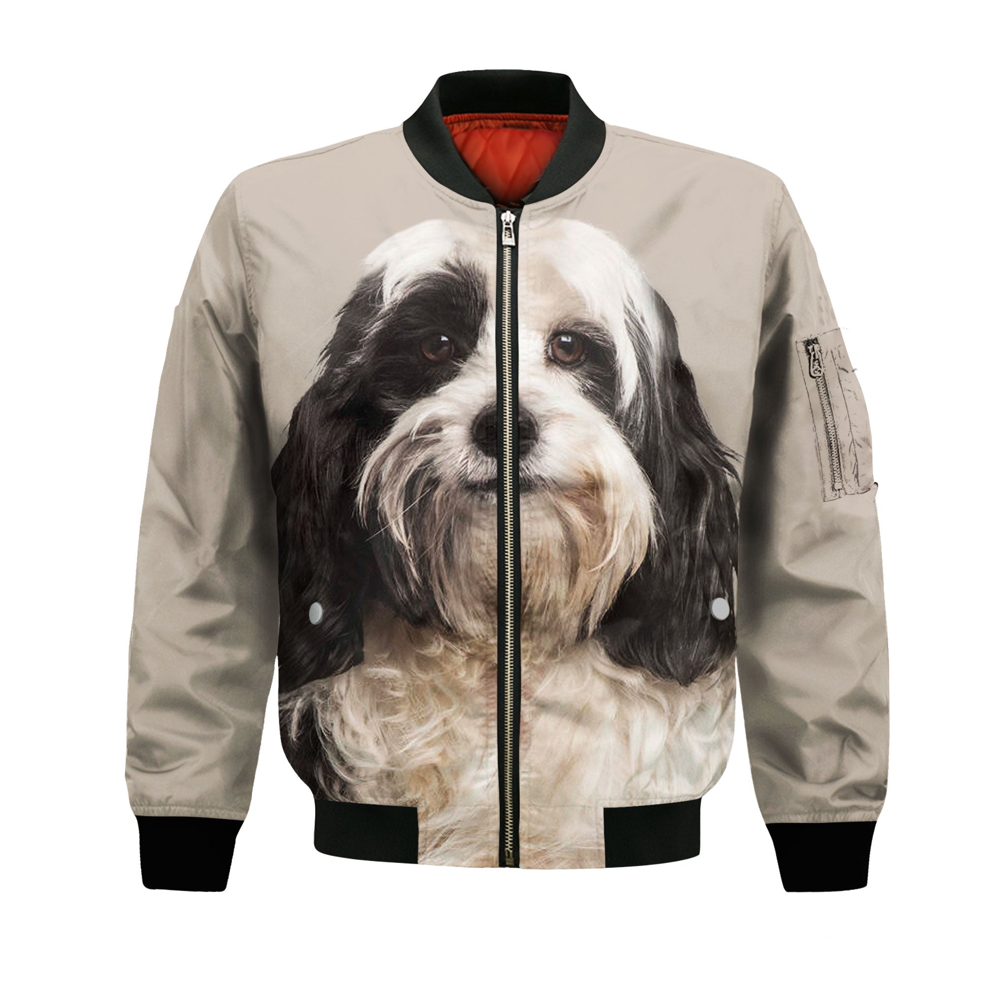 Tibetan Terrier - Unisex 3D Graphic Bomber Jacket