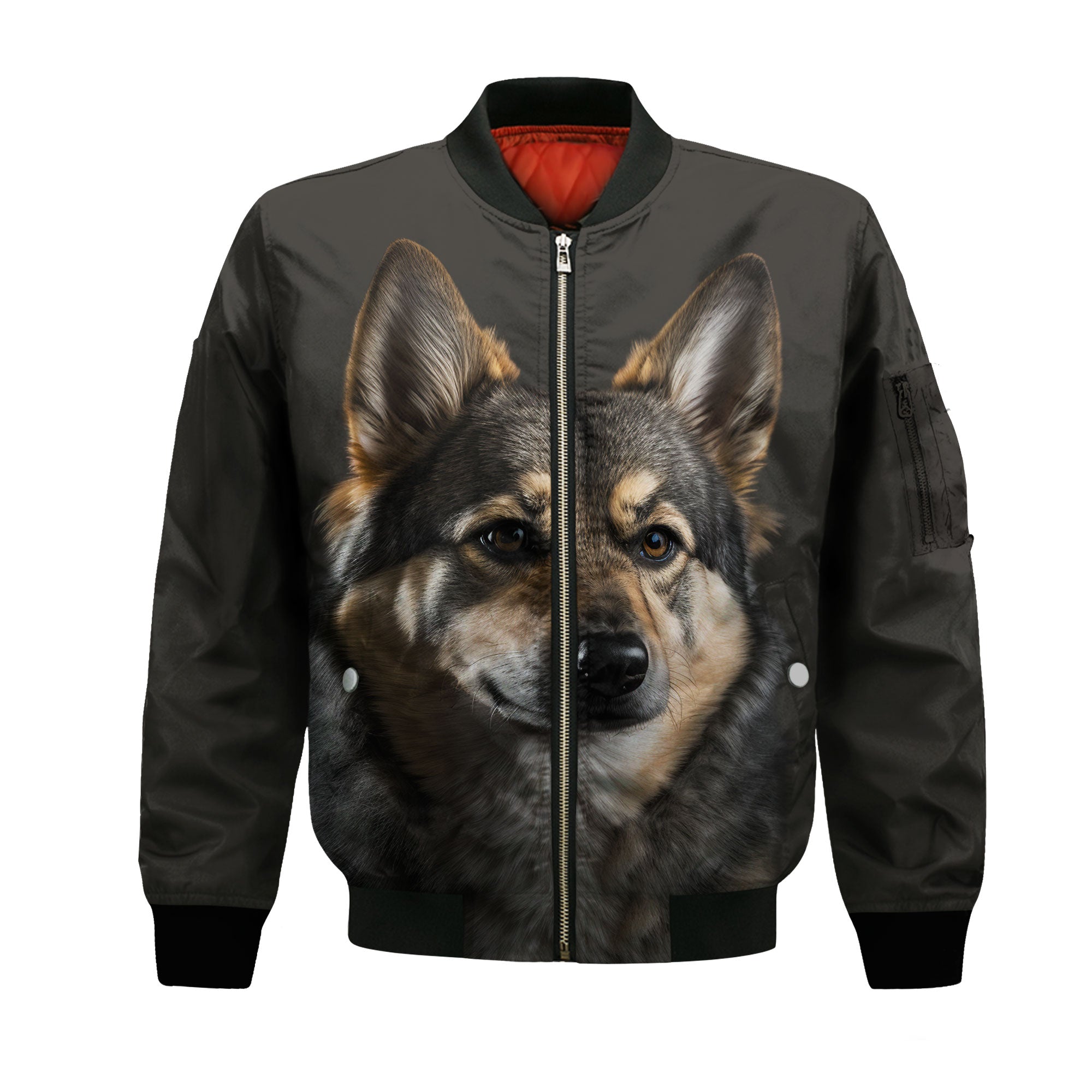 Weimaraner AI - Unisex 3D Graphic Bomber Jacket