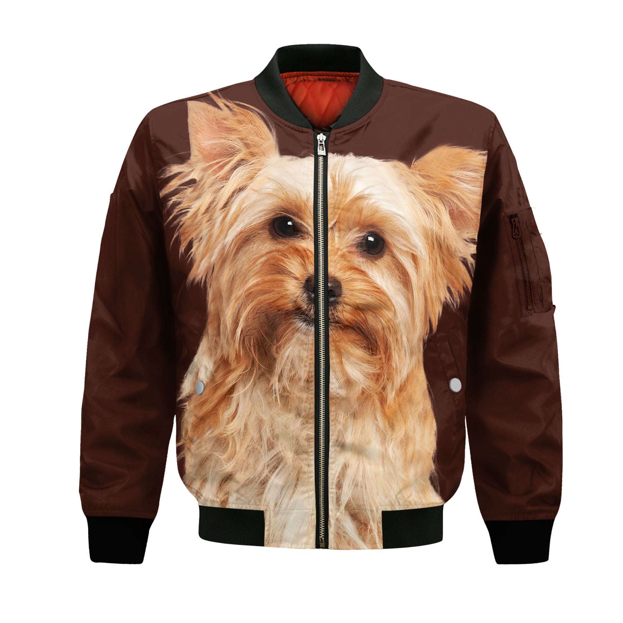 Yorkshire Terrier - Unisex 3D Graphic Bomber Jacket