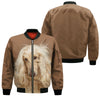 Afghan Hound - Unisex 3D Graphic Bomber Jacket