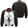 American Eskimo - Unisex 3D Graphic Bomber Jacket