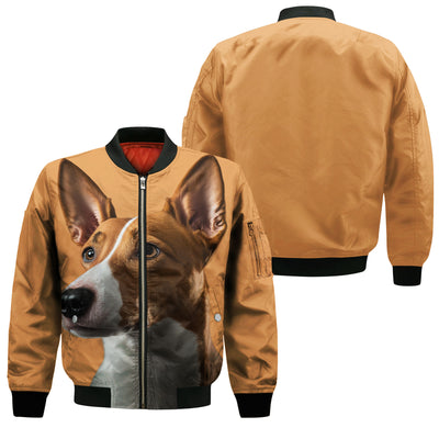 Basenji AI - Unisex 3D Graphic Bomber Jacket