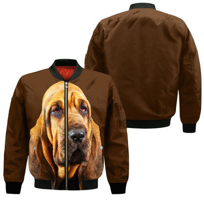 Bloodhound - Unisex 3D Graphic Bomber Jacket