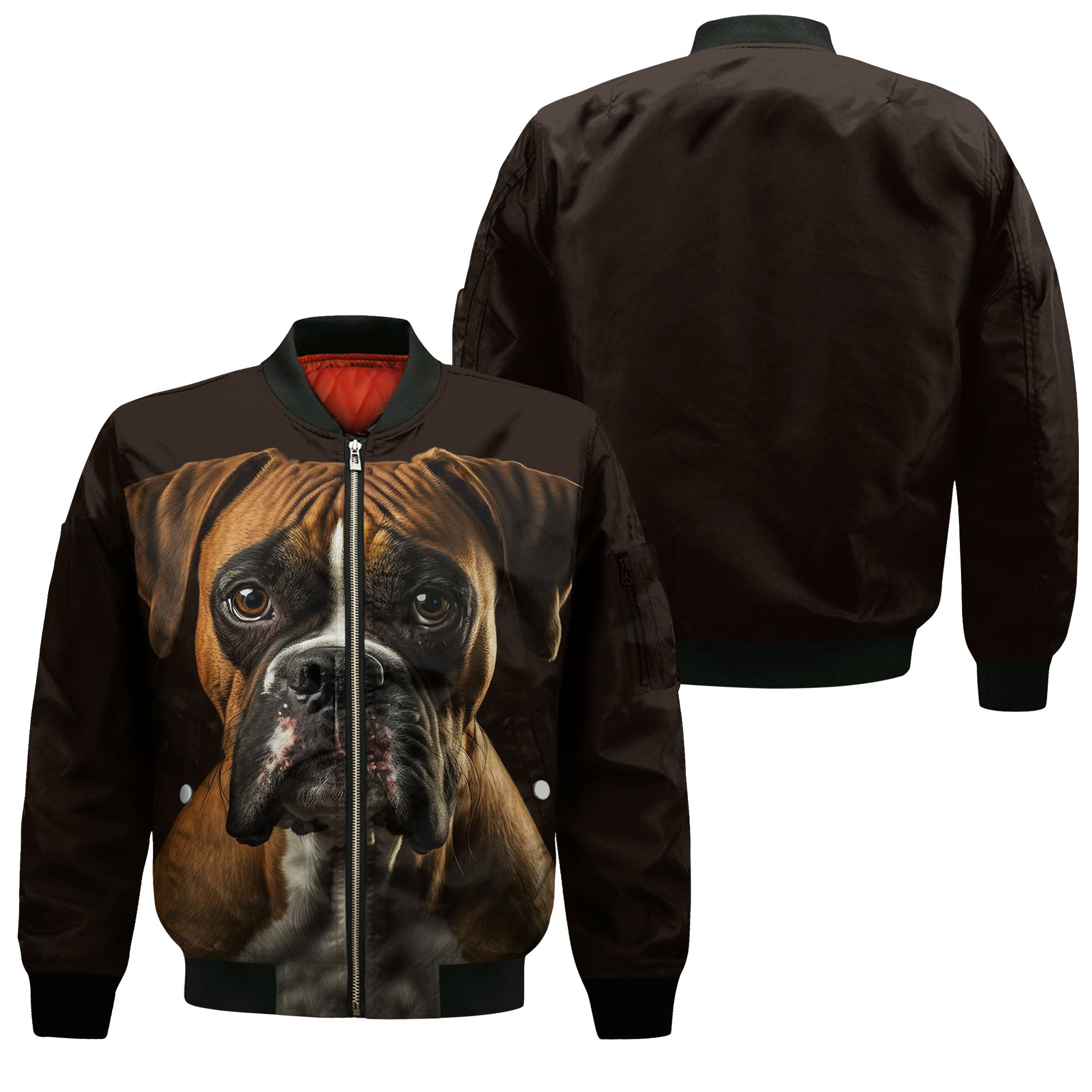 Boxer AI - Unisex 3D Graphic Bomber Jacket