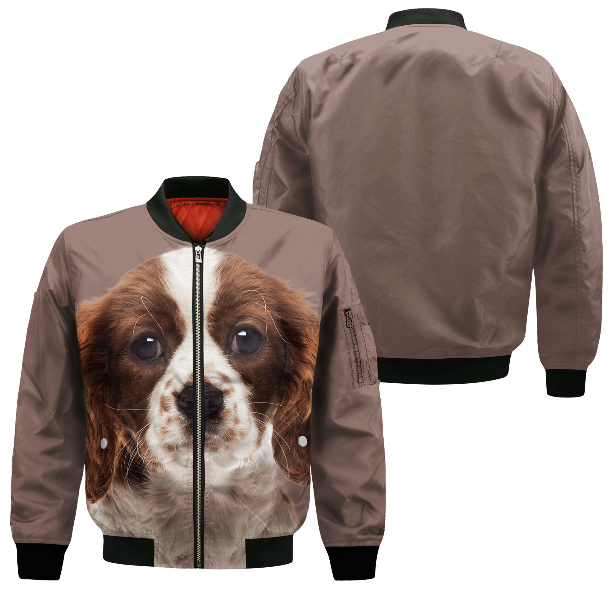 Cavalier King Charles Spaniel - Unisex 3D Graphic Bomber Jacket