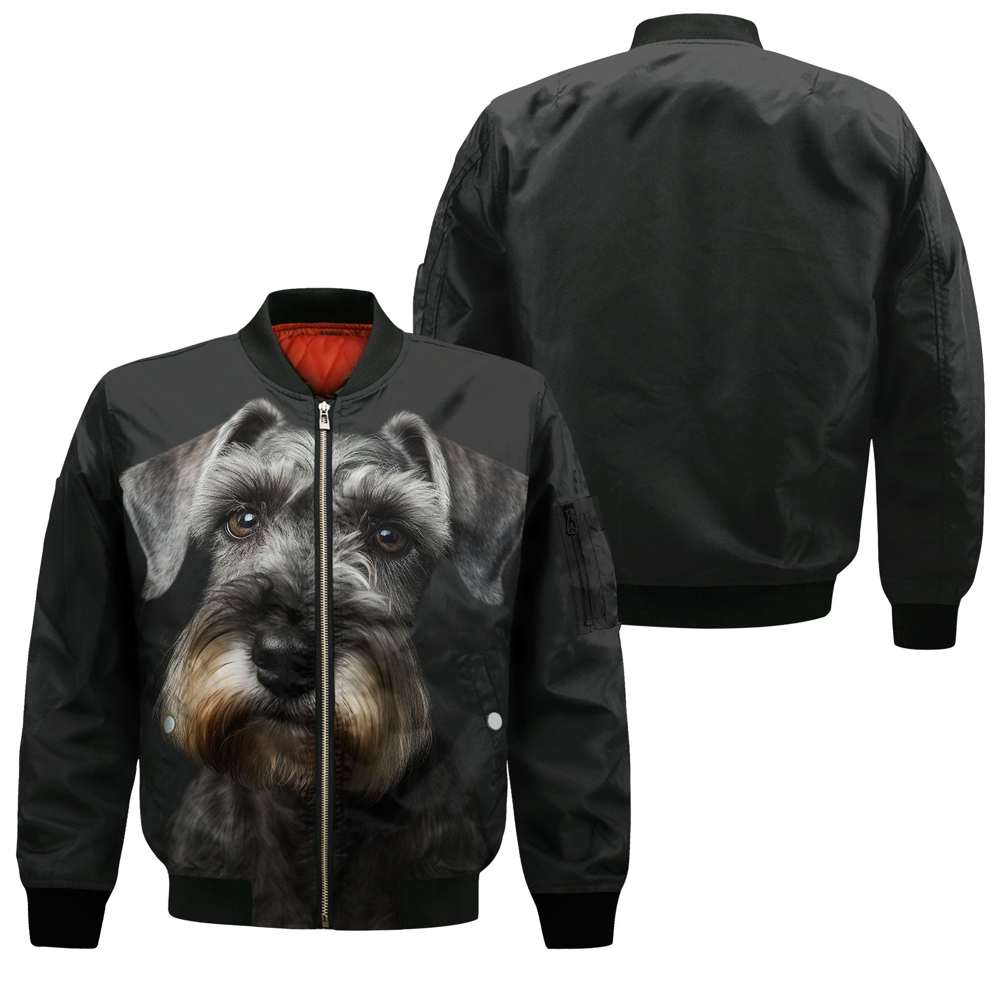 Cesky Terrier AI - Unisex 3D Graphic Bomber Jacket
