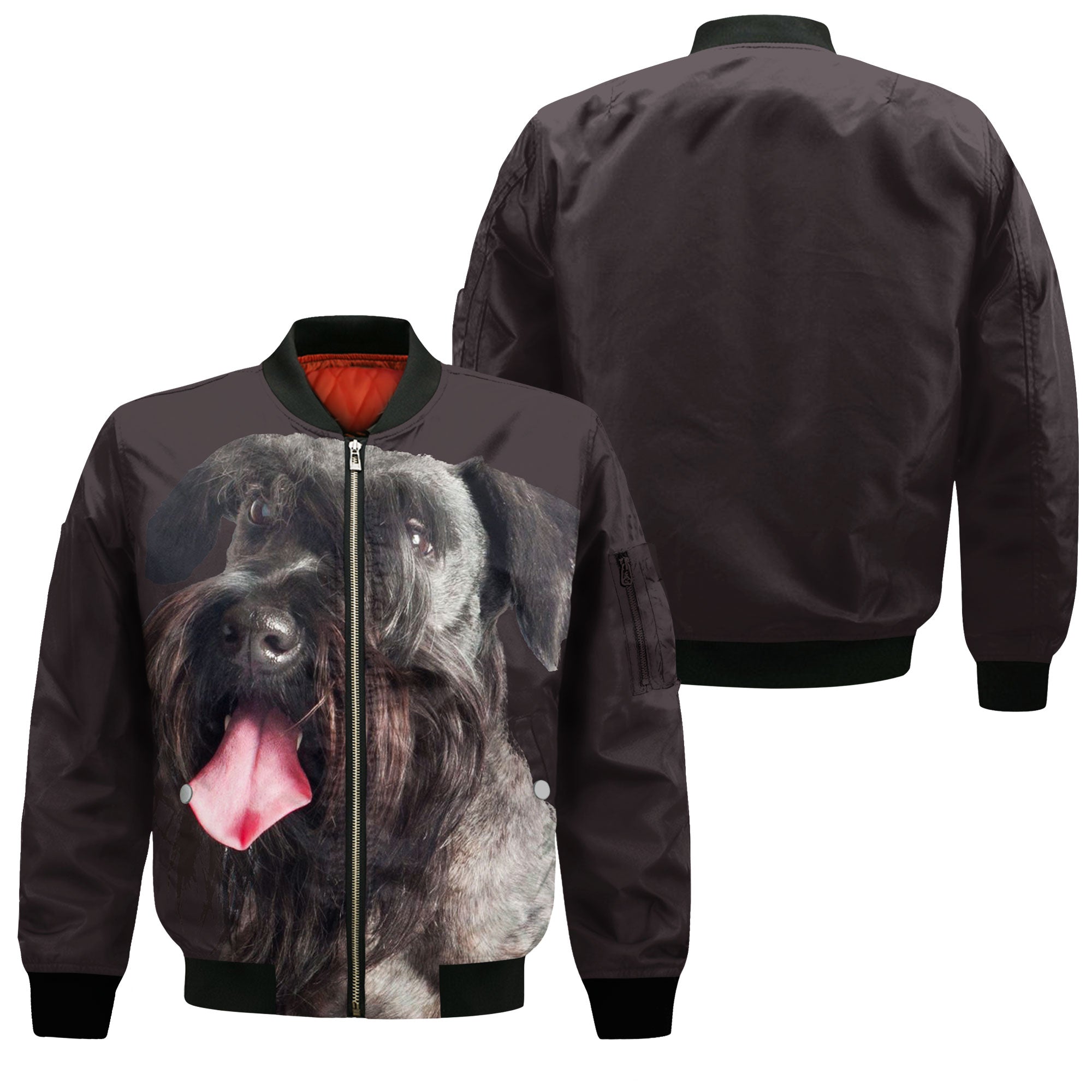 Cesky Terrier - Unisex 3D Graphic Bomber Jacket