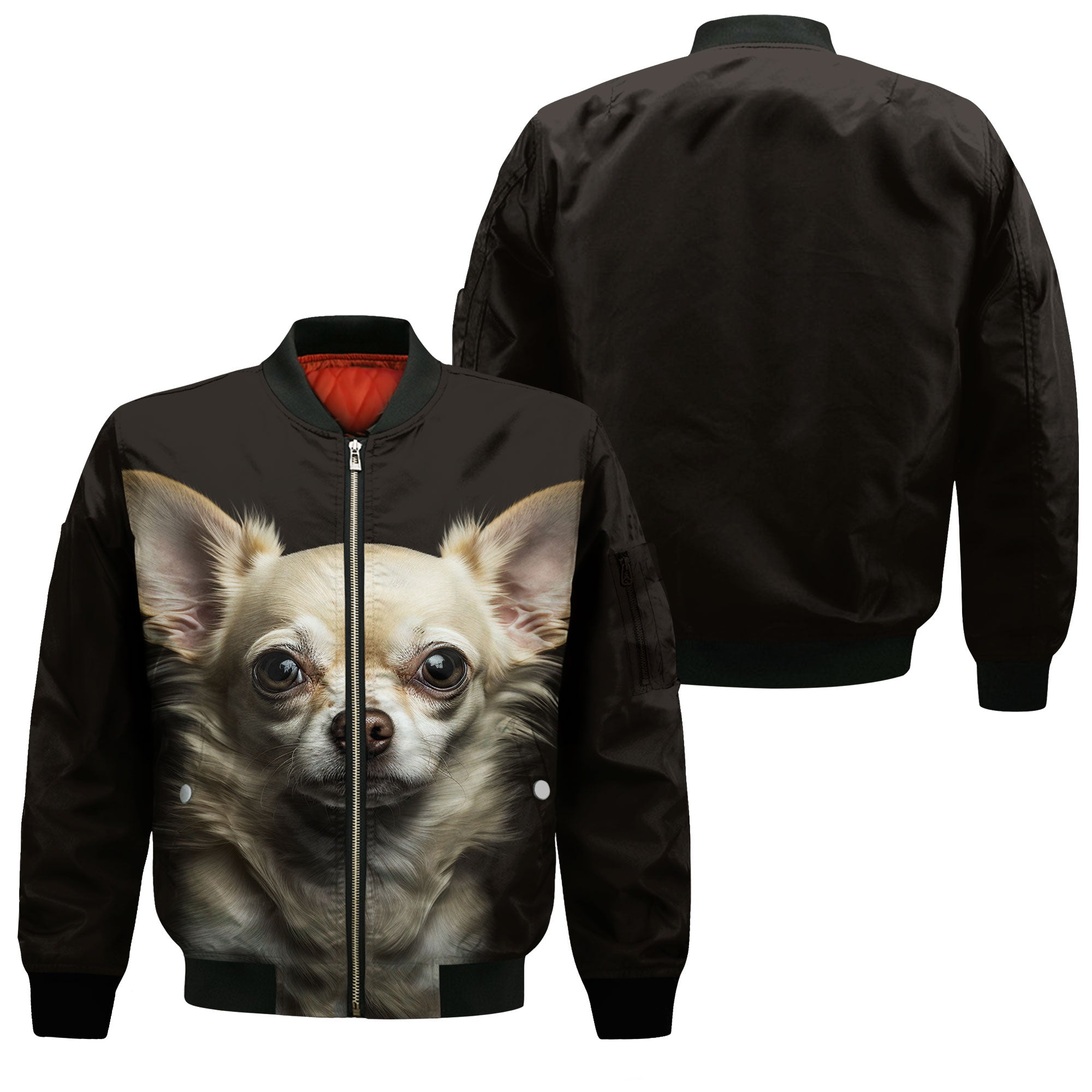 Chihuahua 2 AI - Unisex 3D Graphic Bomber Jacket