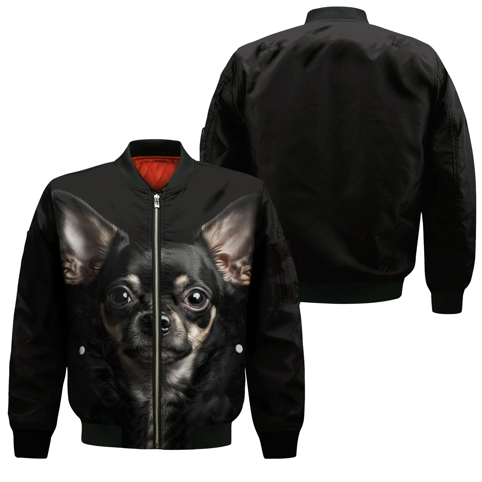Chihuahua 4 AI - Unisex 3D Graphic Bomber Jacket