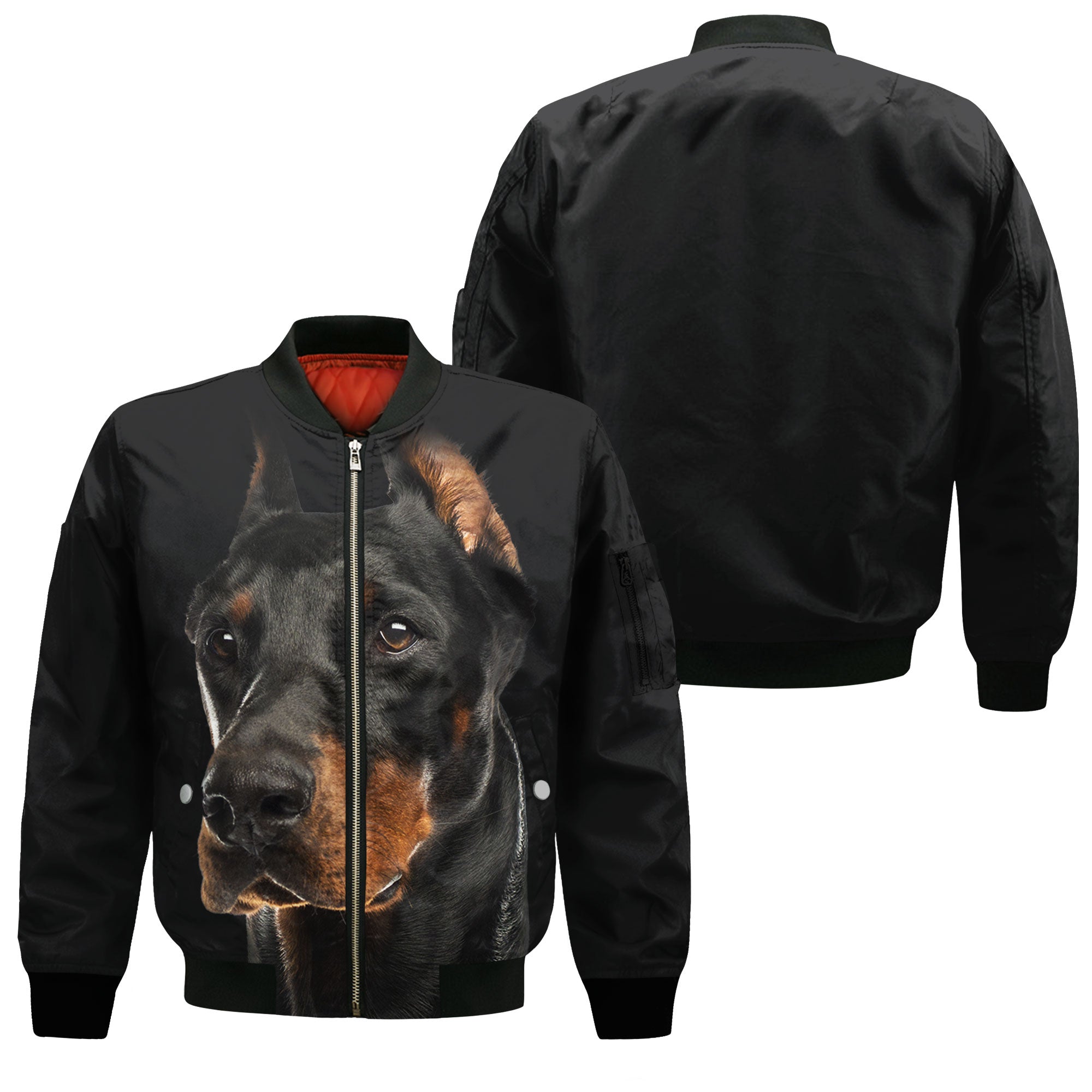Doberman Pinscher - Unisex 3D Graphic Bomber Jacket