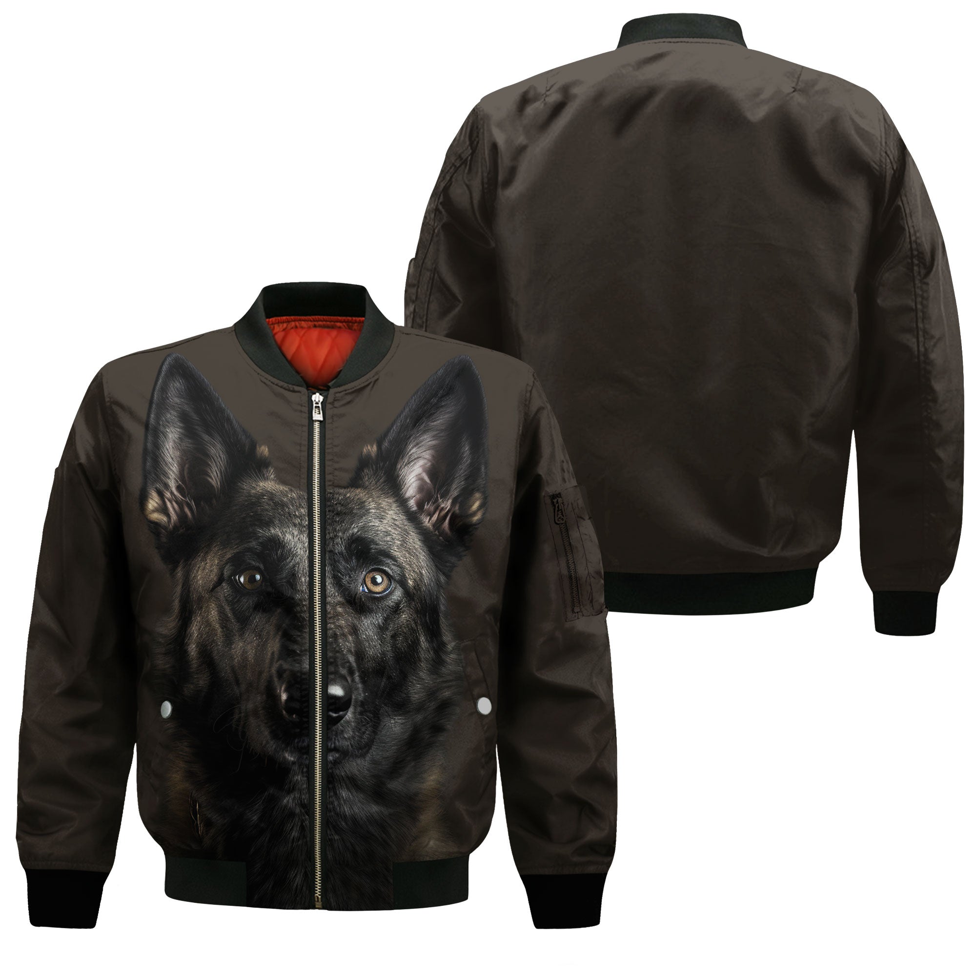 Dutch Shepherd AI - Unisex 3D Graphic Bomber Jacket