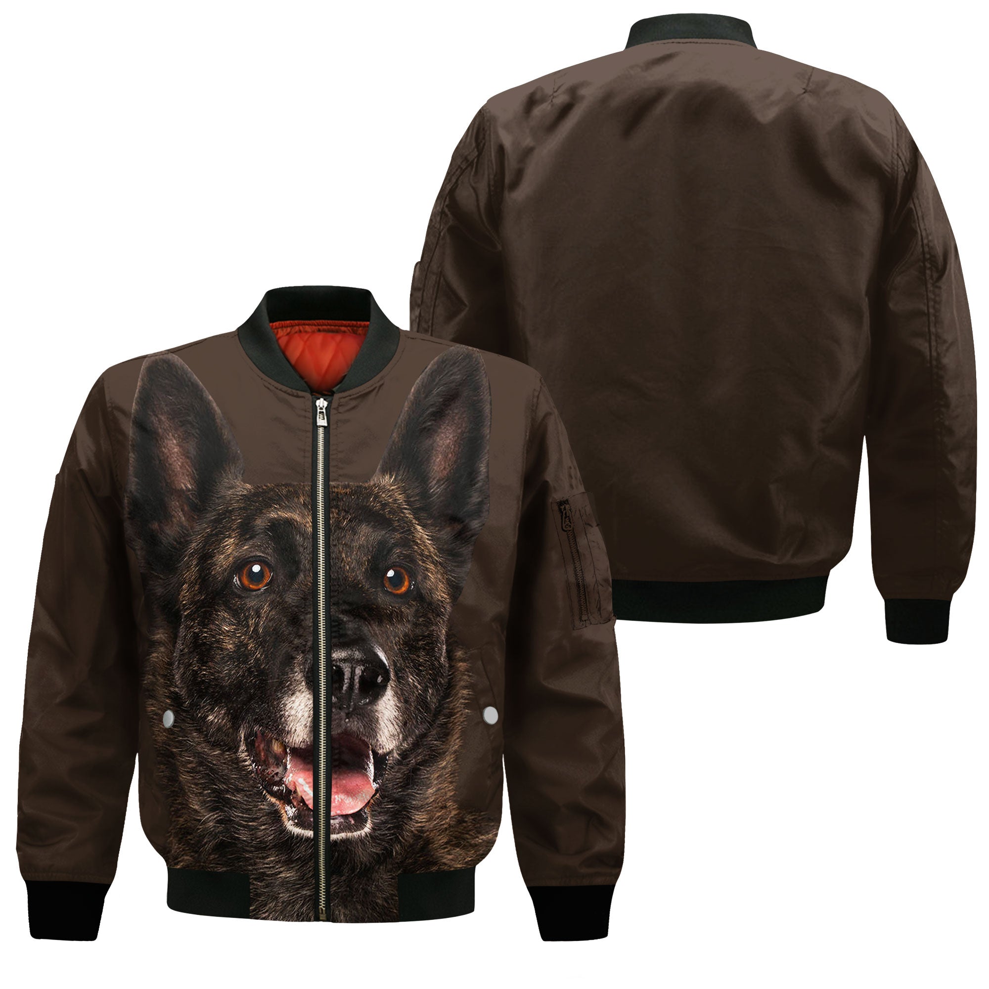 Dutch Shepherd - Unisex 3D Graphic Bomber Jacket