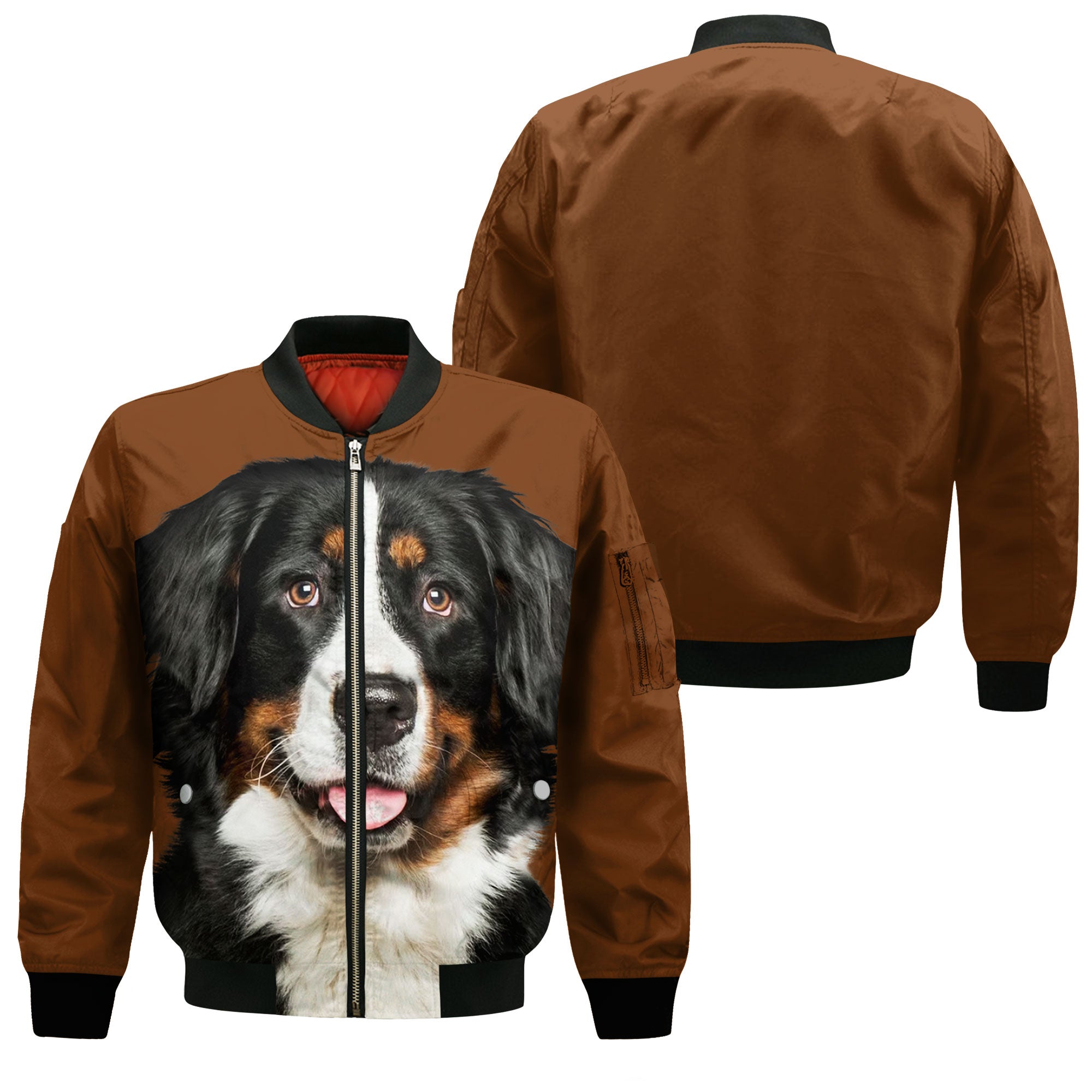 Greater Swiss Mountain Dog - Unisex 3D Graphic Bomber Jacket