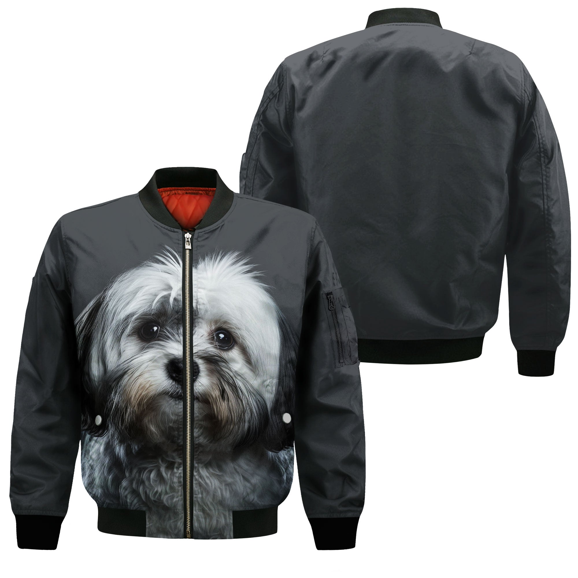 Havanese AI - Unisex 3D Graphic Bomber Jacket