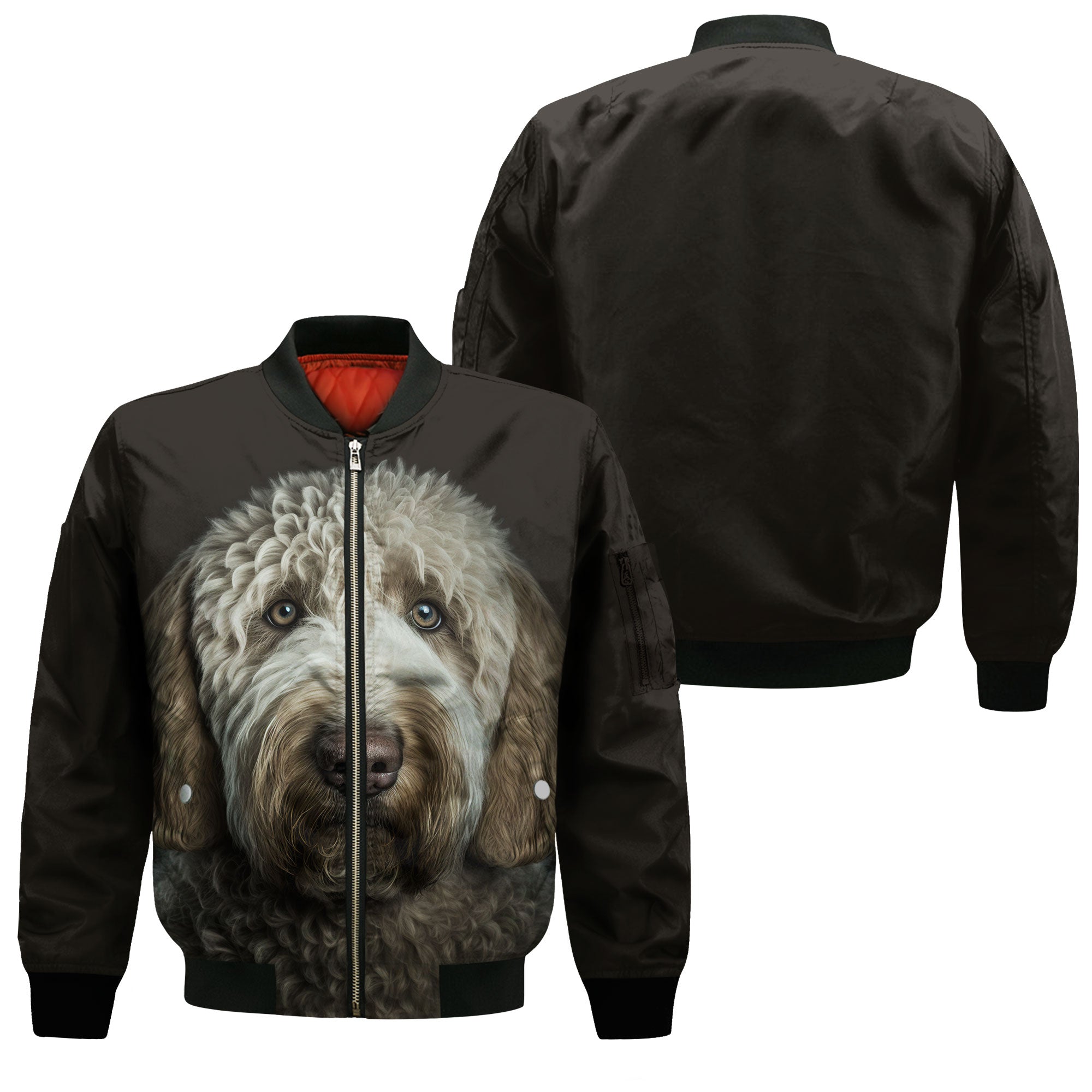 Labradoodle AI - Unisex 3D Graphic Bomber Jacket