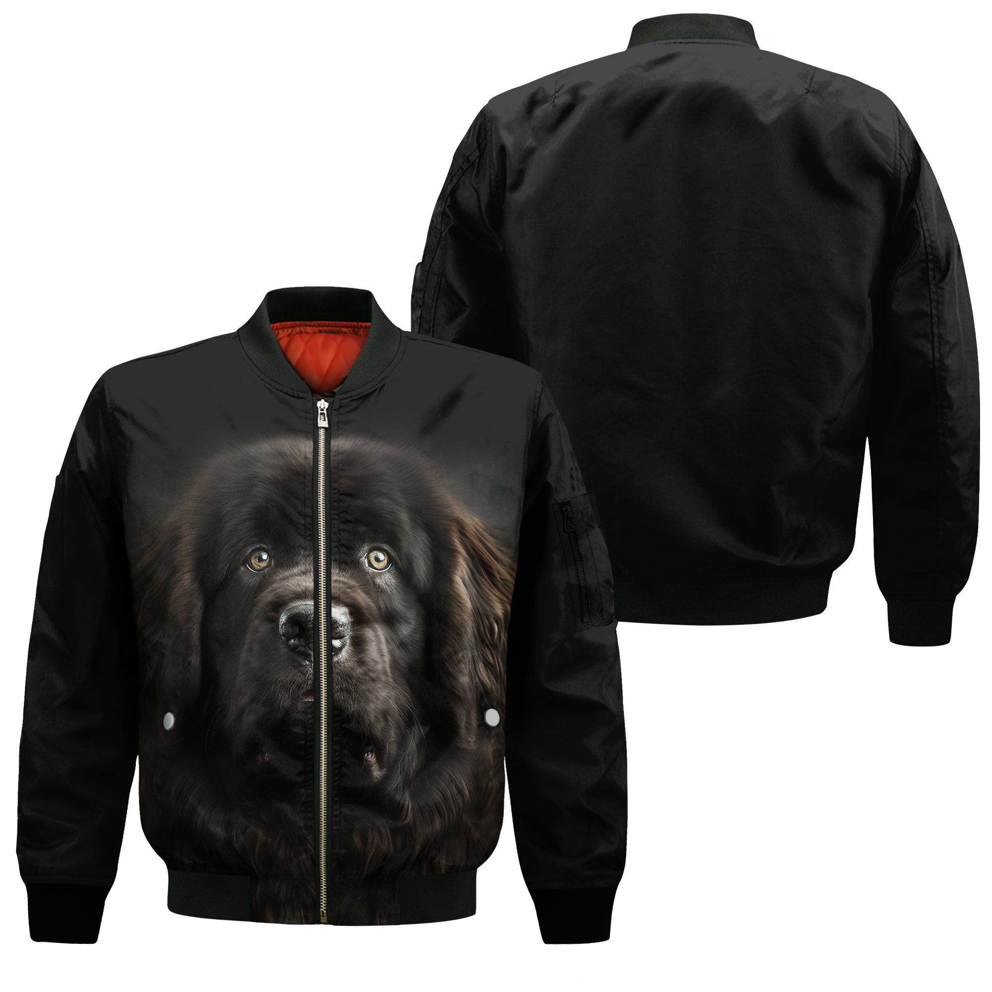 Newfoundland AI - Unisex 3D Graphic Bomber Jacket