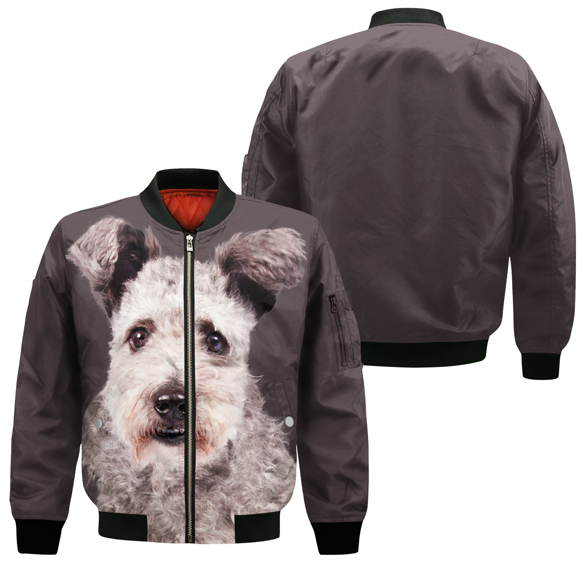 Pumi Dog - Unisex 3D Graphic Bomber Jacket