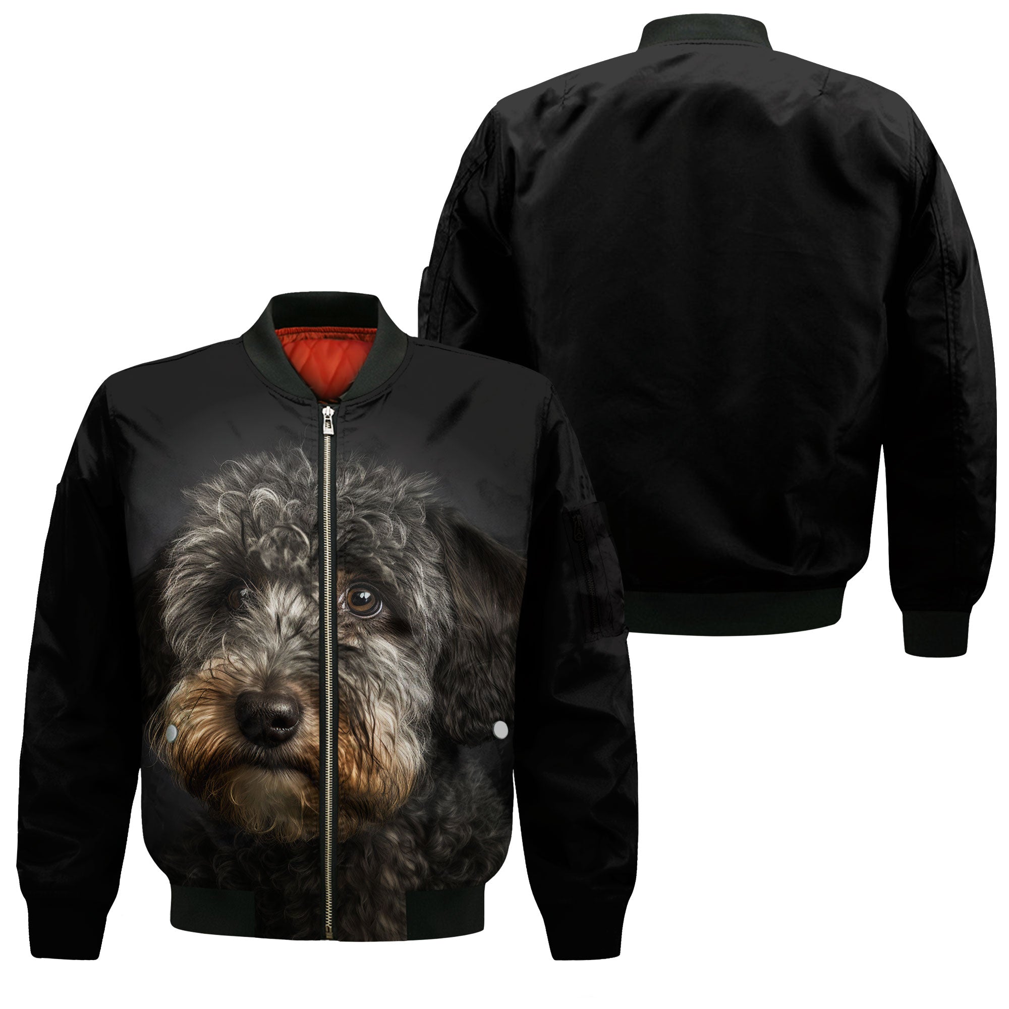Schnoodle AI - Unisex 3D Graphic Bomber Jacket