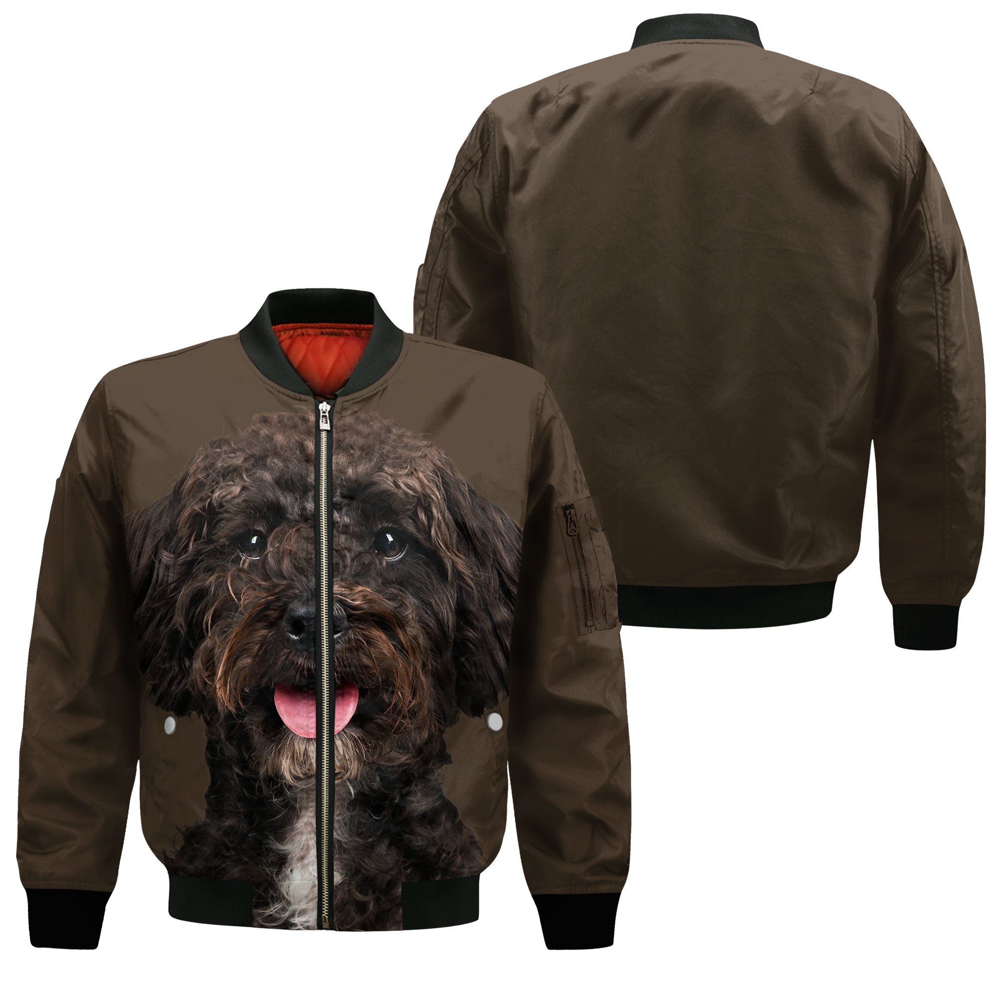 Schnoodle - Unisex 3D Graphic Bomber Jacket