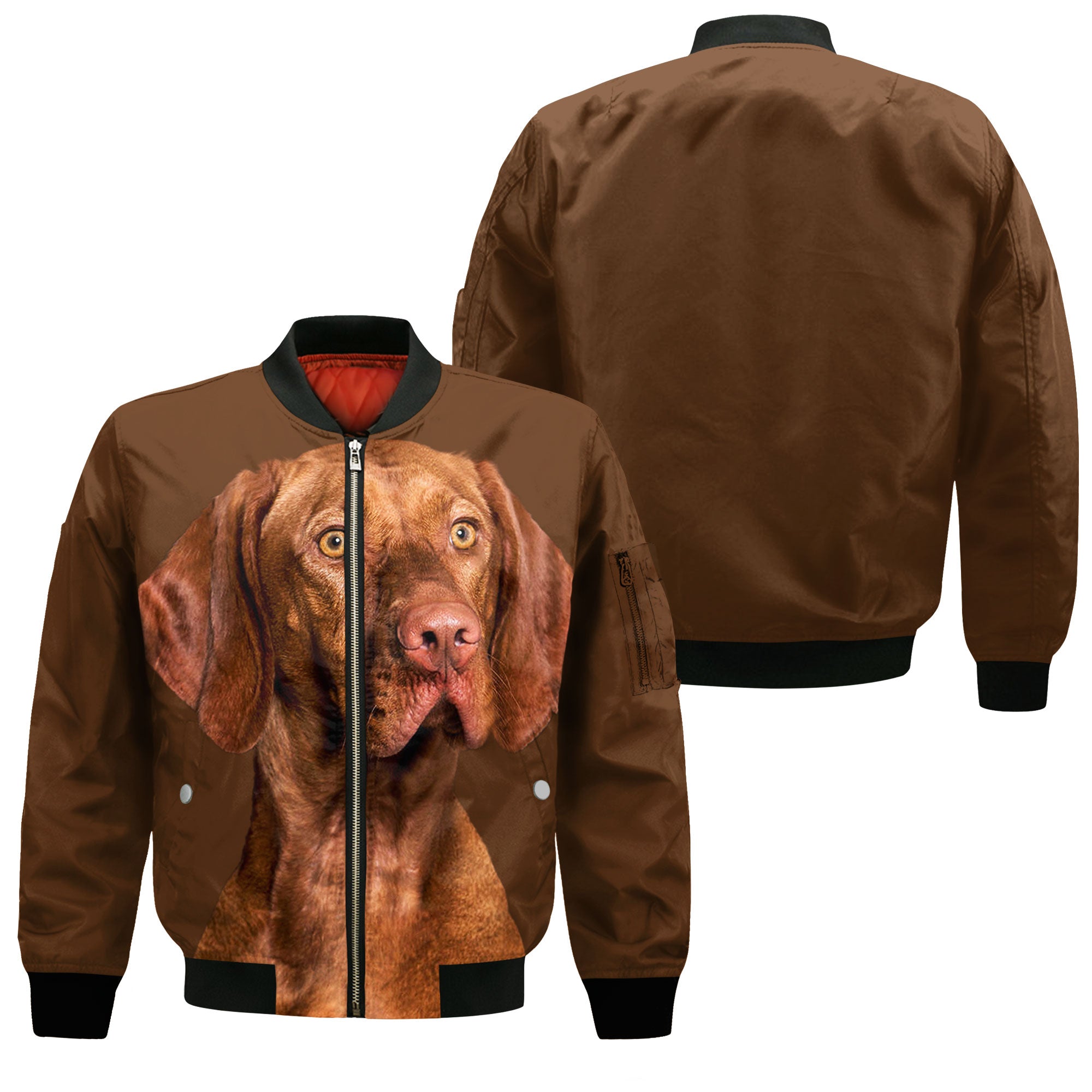Vizsla - Unisex 3D Graphic Bomber Jacket