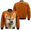 Akita Inu - Unisex 3D Graphic Bomber Jacket