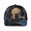 Briard - Jean Background Custom Name Cap