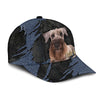 Cesky Terrier - Jean Background Custom Name Cap