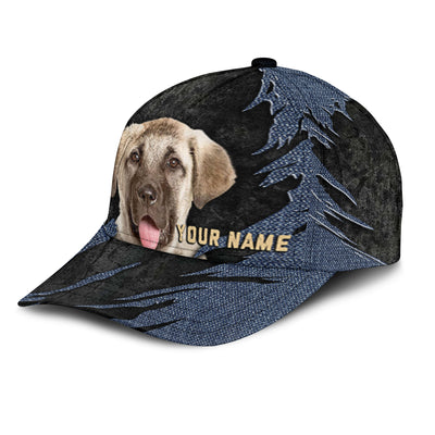 Anatolian Shepherd - Jean Background Custom Name Cap