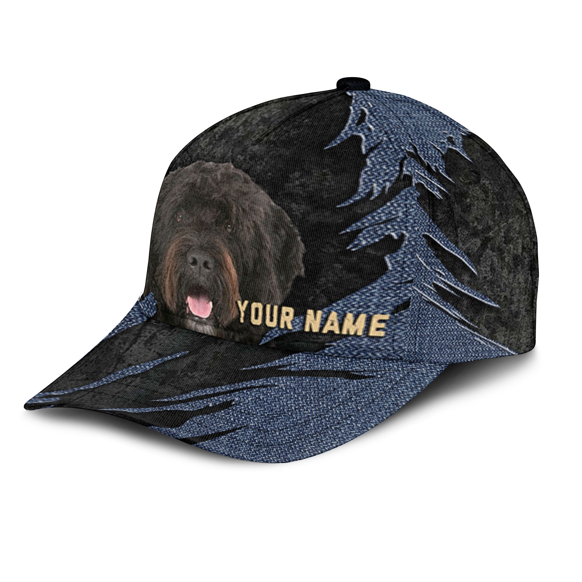 Barbet - Jean Background Custom Name Cap