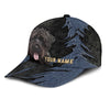 Bouvier - Jean Background Custom Name Cap