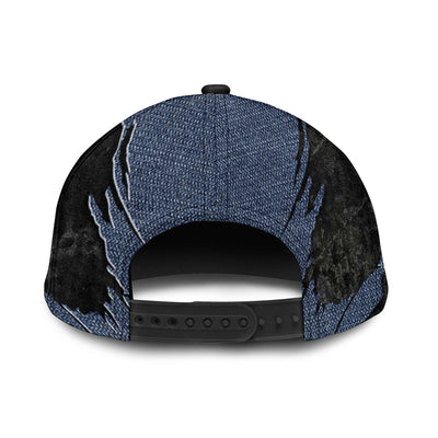 Cane Corso - Jean Background Custom Name Cap