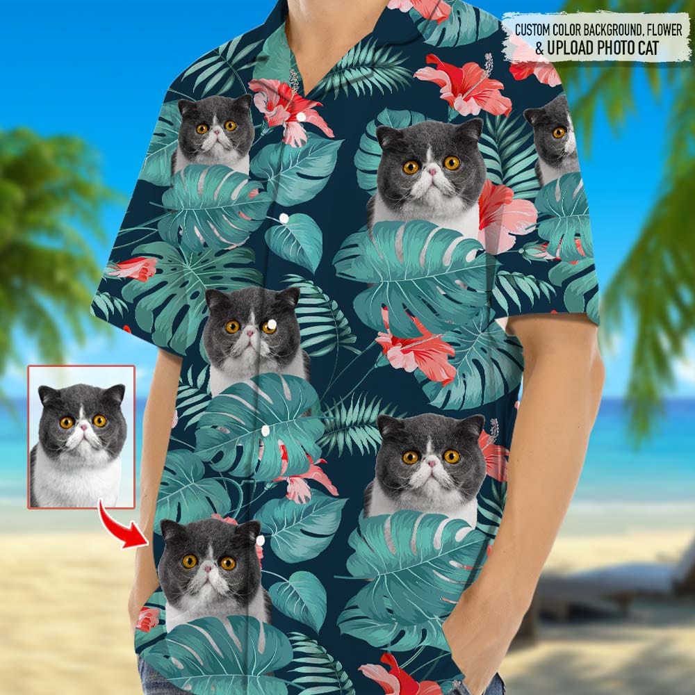 Cat shop hawaiian shirt