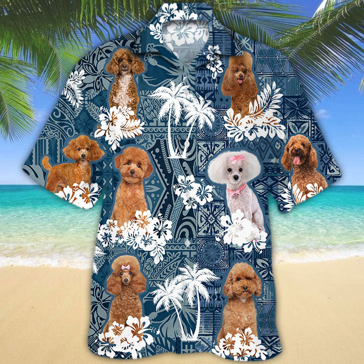 Poodle Hawaiian Shirt TD01