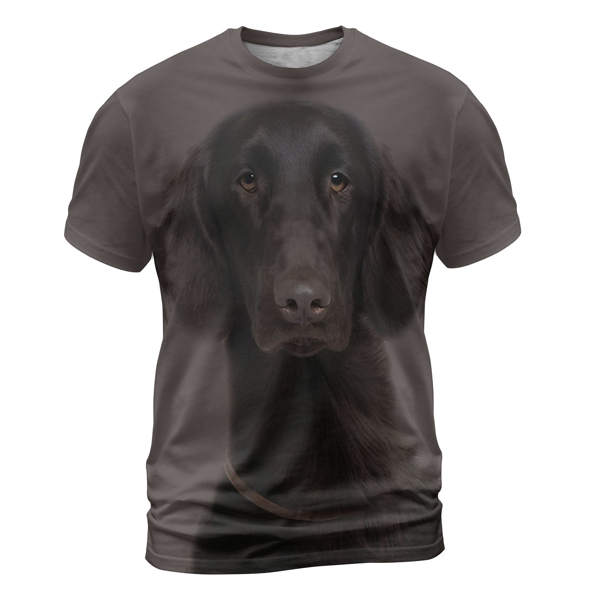 Flat Coated Retriever- 3D Graphic T-Shirt