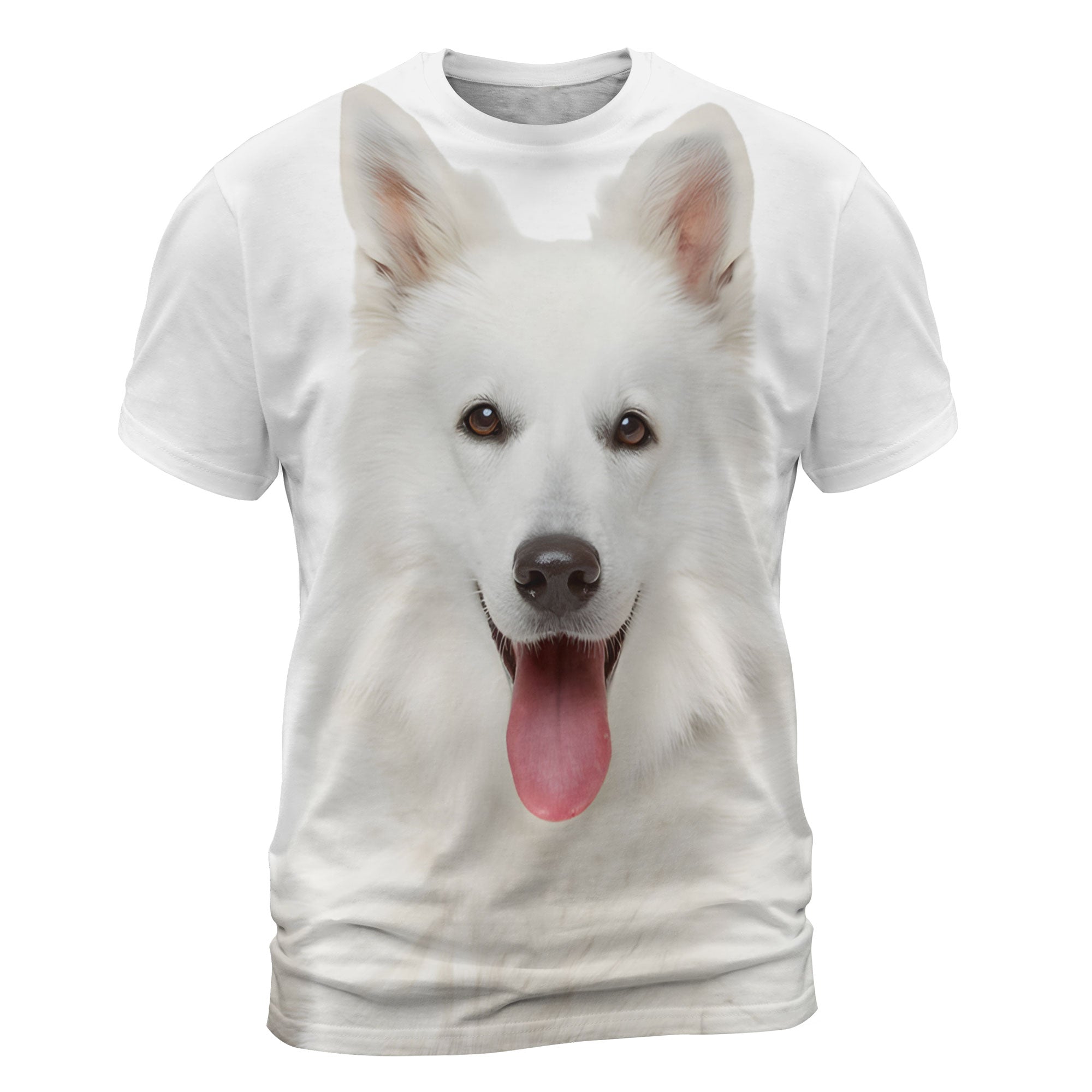 White Swiss Shepherd 3 - 3D Graphic T-Shirt