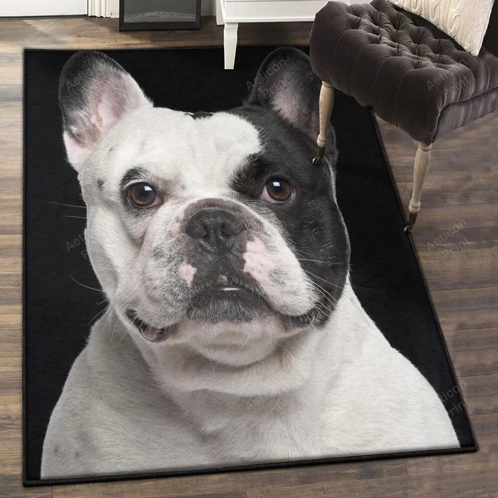 French Bulldog Area Rug