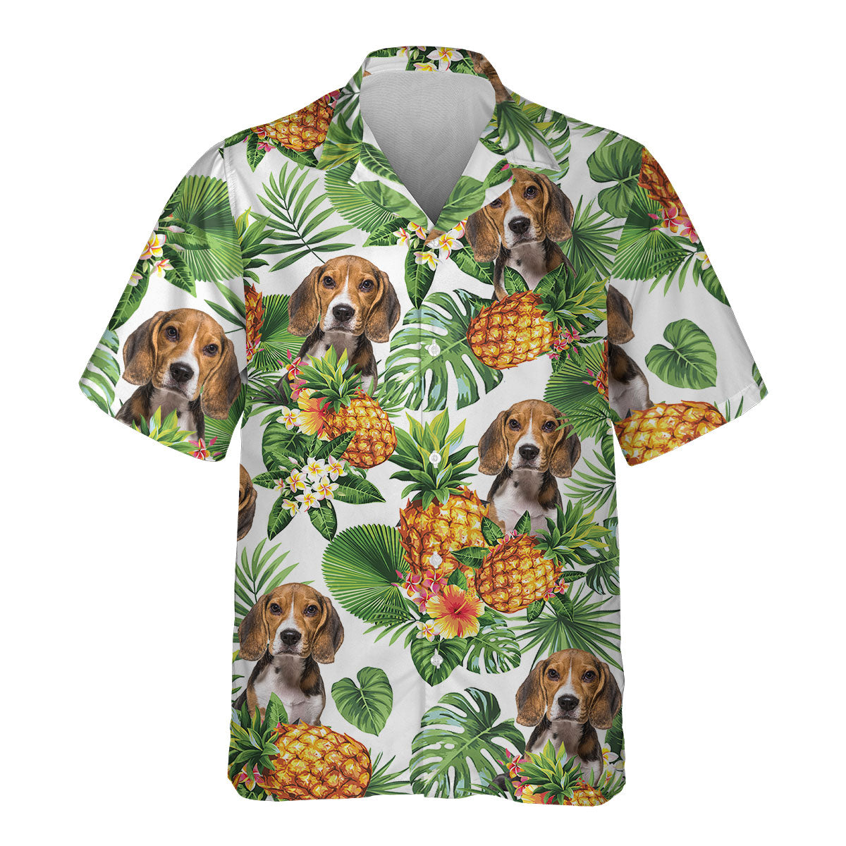 Beagle - Tropical Pattern Hawaiian Shirt