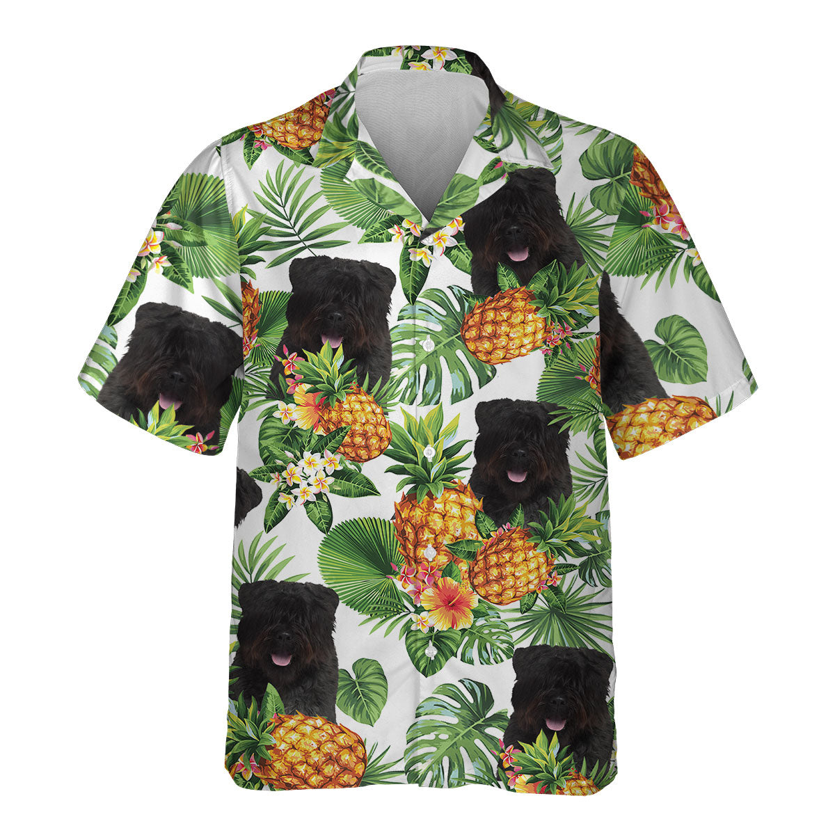 Bouvier - Tropical Pattern Hawaiian Shirt