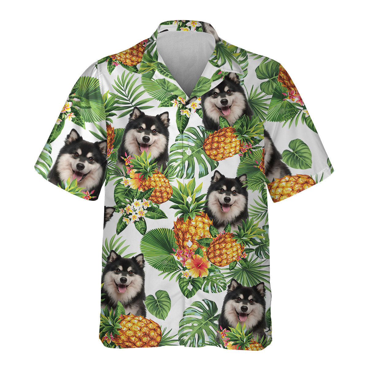 Finnish Lapphund - Tropical Pattern Hawaiian Shirt