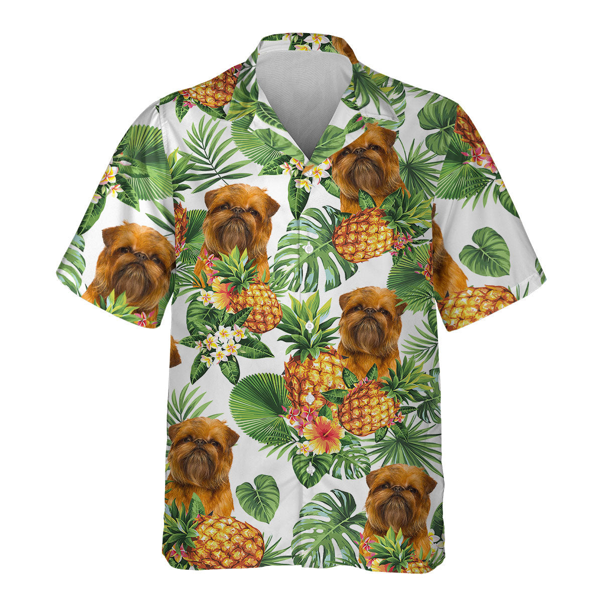 Griffon Brussels - Tropical Pattern Hawaiian Shirt
