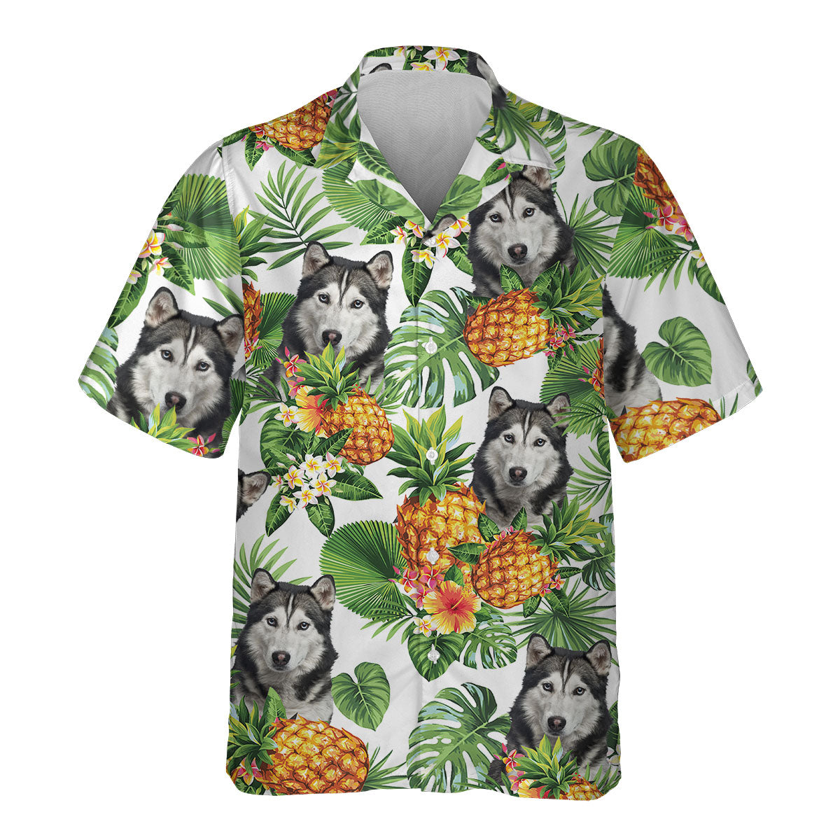 Husky - Tropical Pattern Hawaiian Shirt