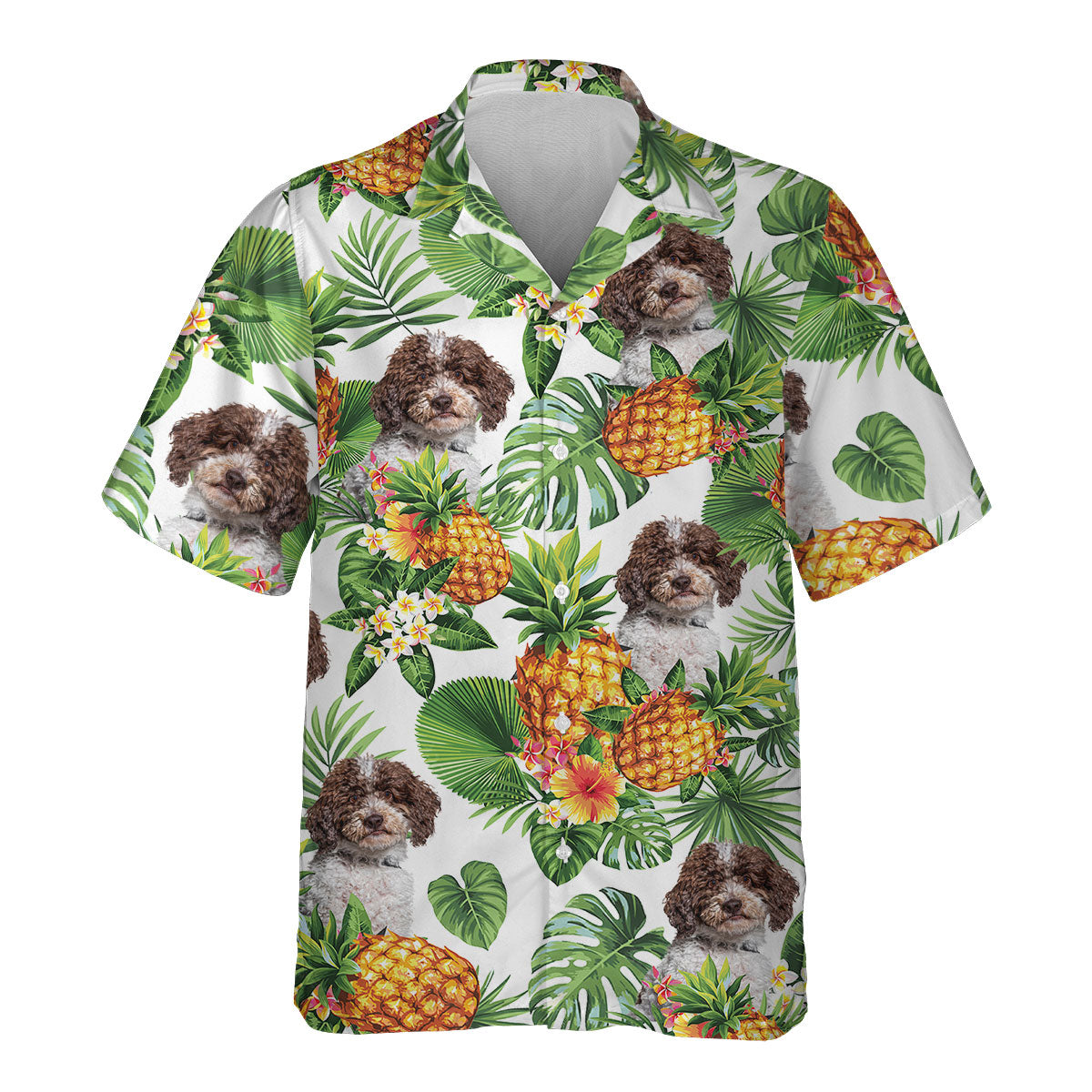 Lagotti Romagnoli - Tropical Pattern Hawaiian Shirt