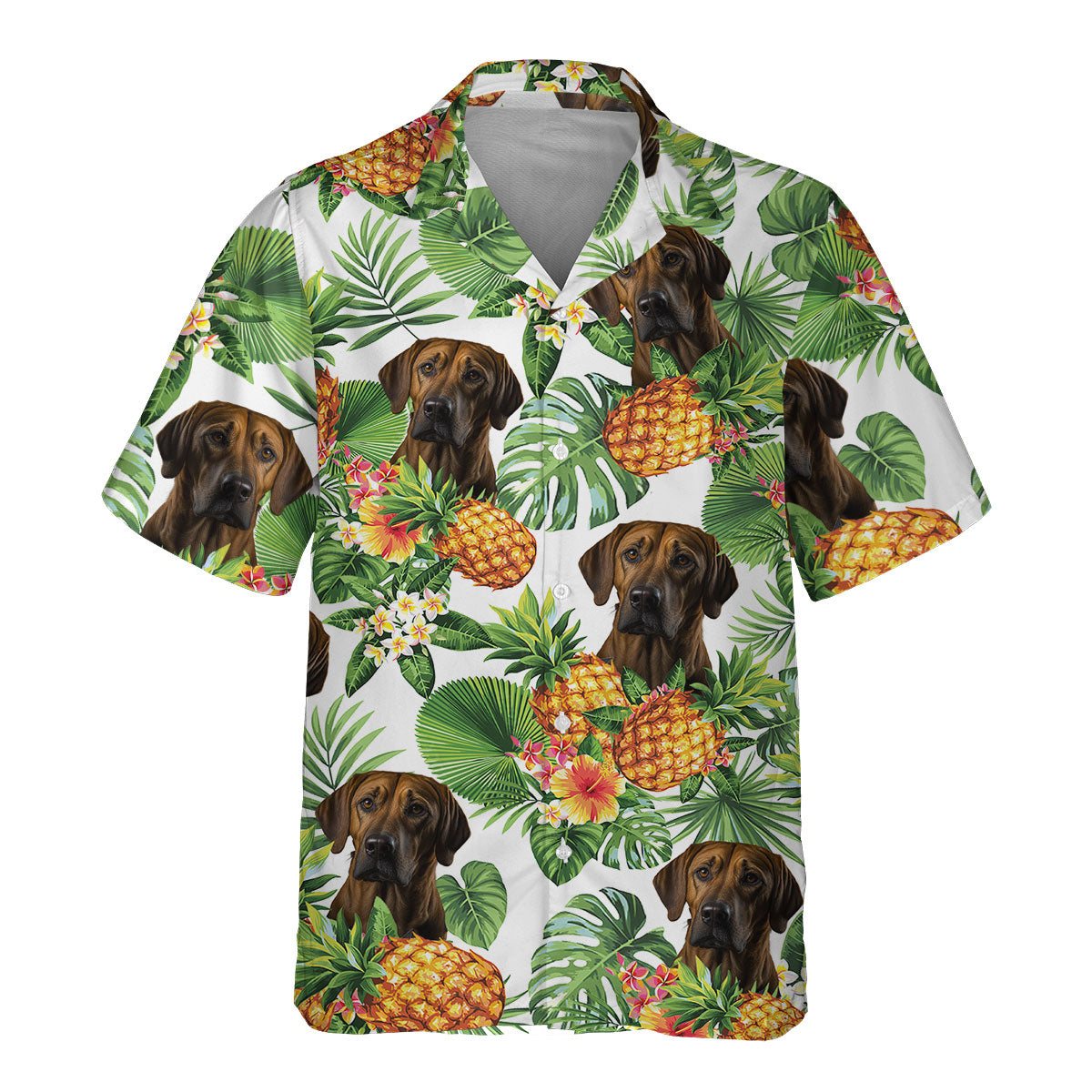 Pyrador AI - Tropical Pattern Hawaiian Shirt