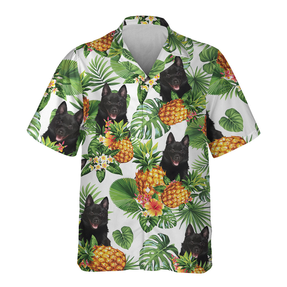Schipperke - Tropical Pattern Hawaiian Shirt
