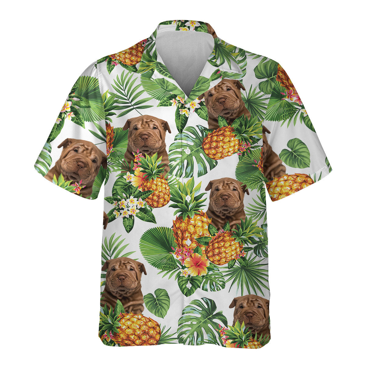 Shar Pei - Tropical Pattern Hawaiian Shirt