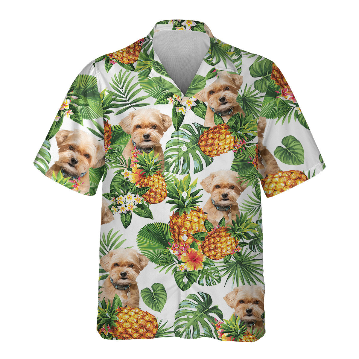 Shorkie - Tropical Pattern Hawaiian Shirt