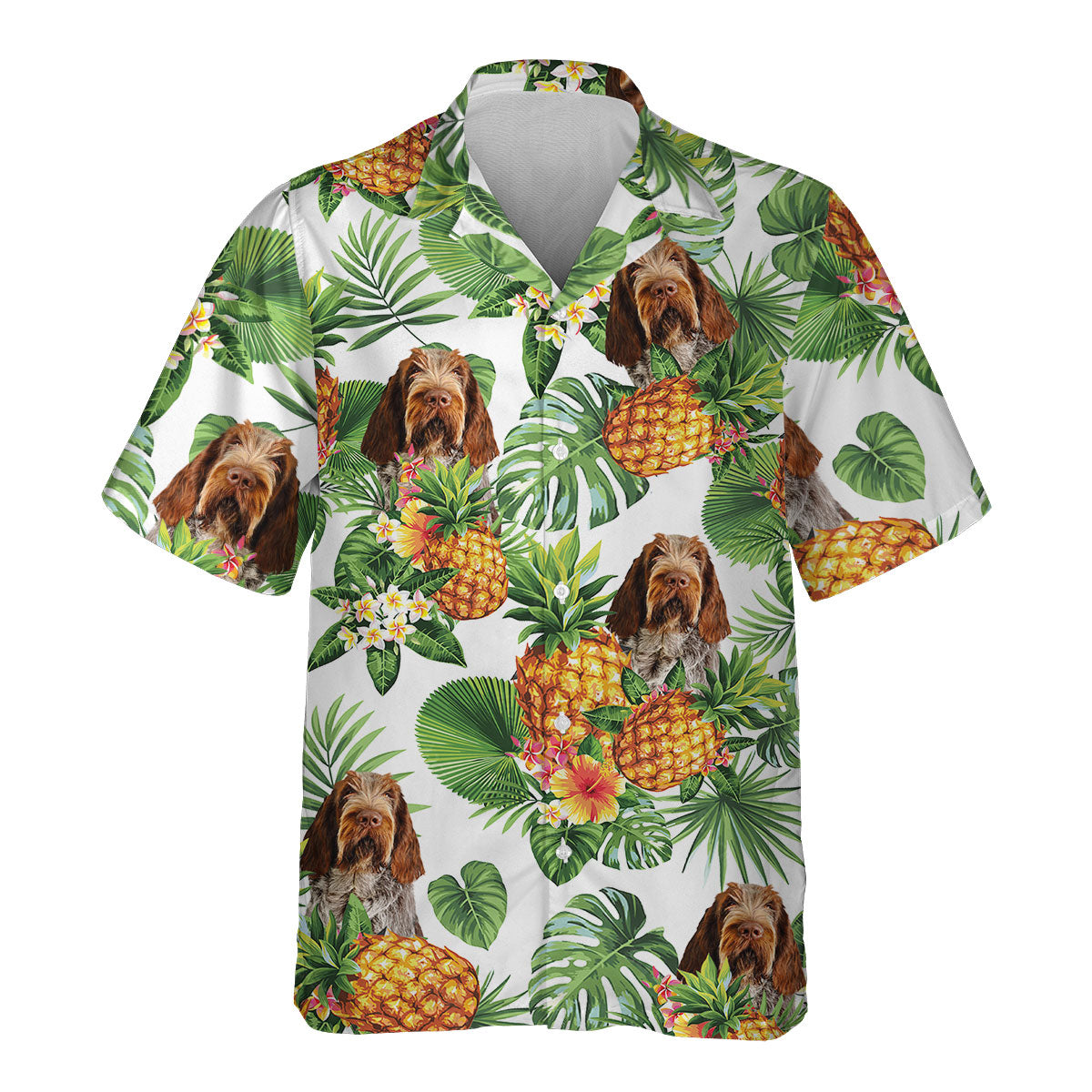 Spinone Italiano - Tropical Pattern Hawaiian Shirt