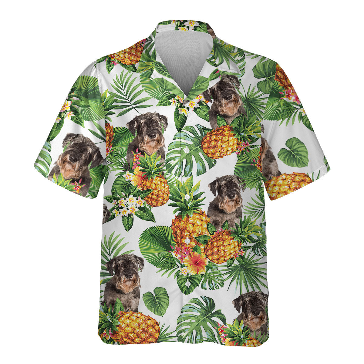 Standard Schnauzer - Tropical Pattern Hawaiian Shirt